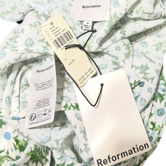 REFORMATION Miri Top, Daisy Meadow Print, 4 (US) - Picture 13 of 13